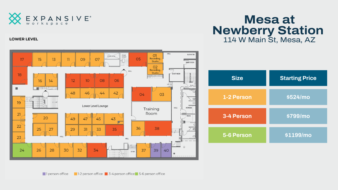 114 W Main St, Mesa, AZ for lease Floor Plan- Image 1 of 7