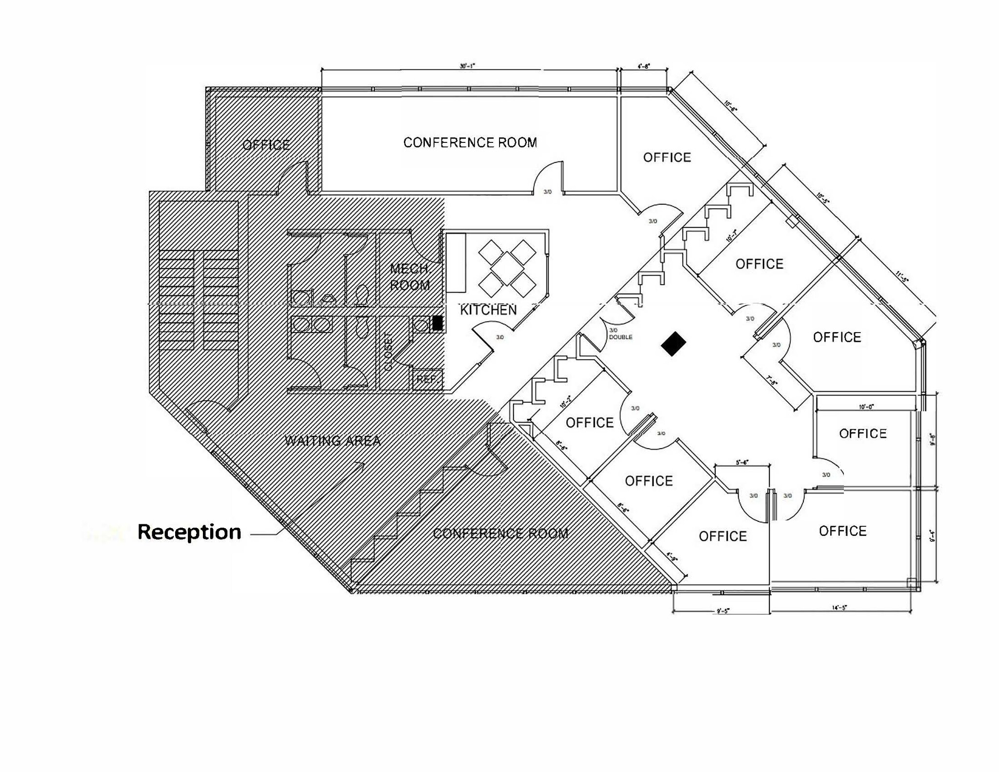 45640 Willow Pond Plz, Sterling, VA for lease Floor Plan- Image 1 of 9