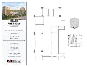 1415 W 22nd St, Oak Brook, IL for lease Floor Plan- Image 1 of 2