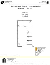 3900 N Causeway Blvd, Metairie, LA for lease Site Plan- Image 1 of 1