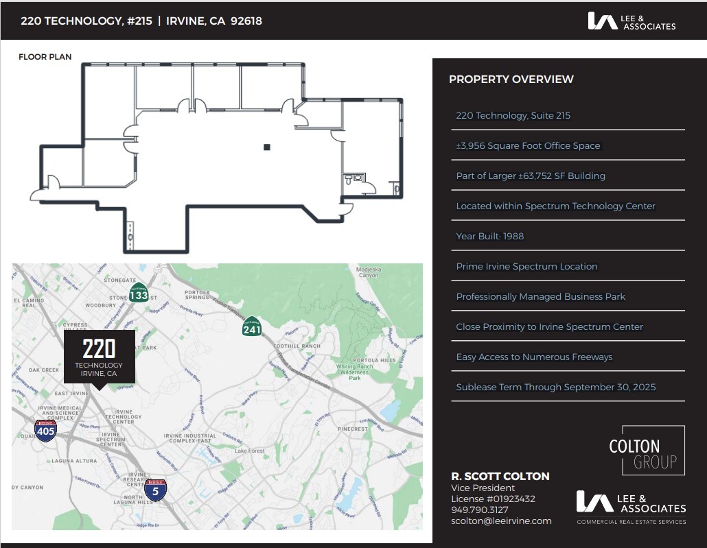 220 Technology Dr, Irvine, CA for lease Floor Plan- Image 1 of 1