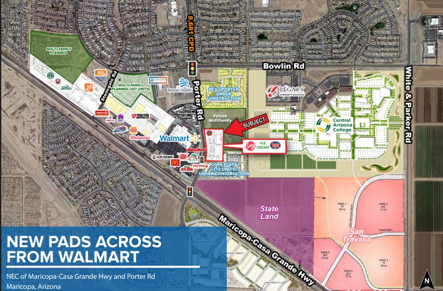Maricopa Casa Grande Hwy, Maricopa, AZ for lease - Aerial - Image 1 of 4