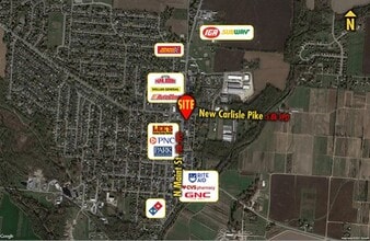 324 N Main St, New Carlisle, OH - Aerial map view