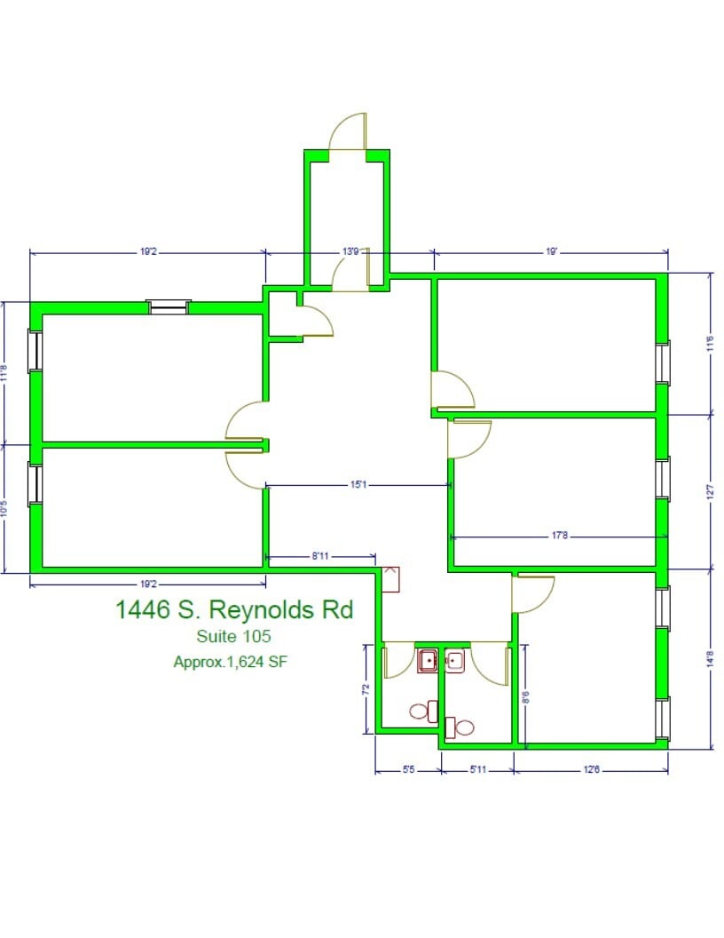 1446 Reynolds Rd, Maumee, OH for lease Building Photo- Image 1 of 9