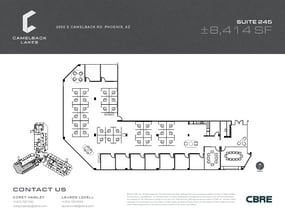 2850 E Camelback Rd, Phoenix, AZ for lease Floor Plan- Image 2 of 2