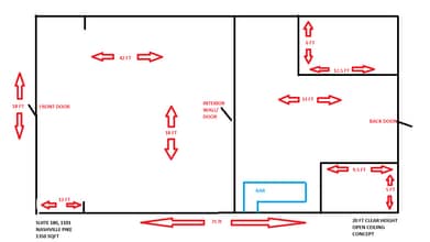 1101 Nashville Pike, Gallatin, TN for lease Floor Plan- Image 2 of 6