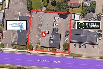 1568 Post E rd, Westport, CT - AERIAL  map view