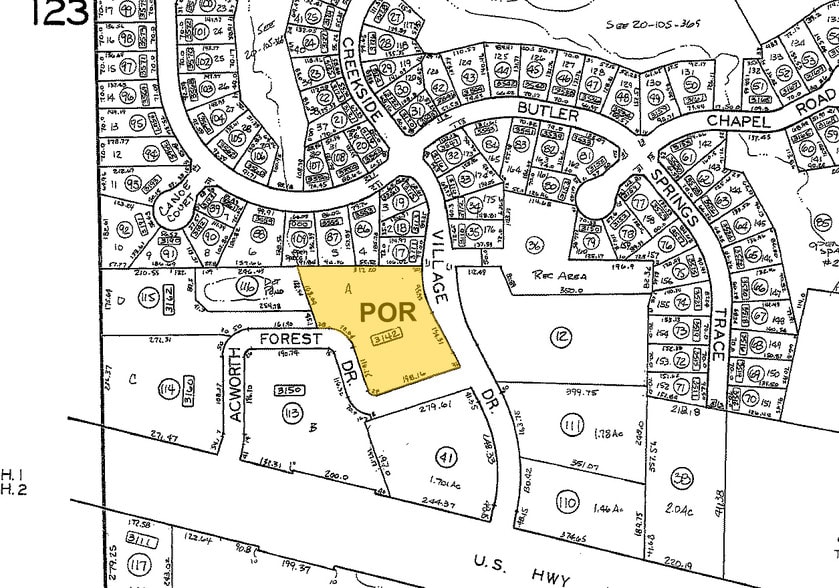 3105 Creekside Village Dr, Kennesaw, GA for sale - Plat Map - Image 3 of 49