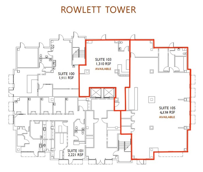 3705 Lakeview Pkwy, Rowlett, TX for lease - Floor Plan - Image 2 of 2