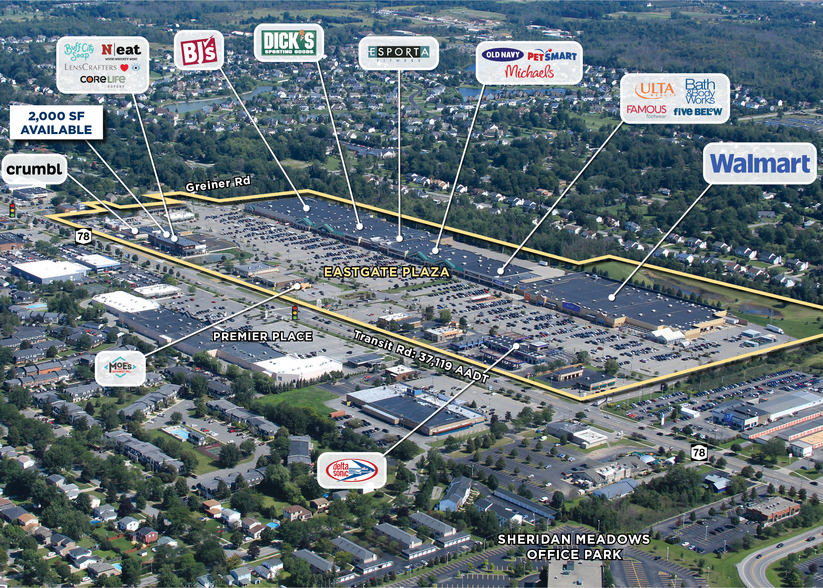 4927-5183 Transit Rd, Clarence, NY for lease - Aerial - Image 2 of 14