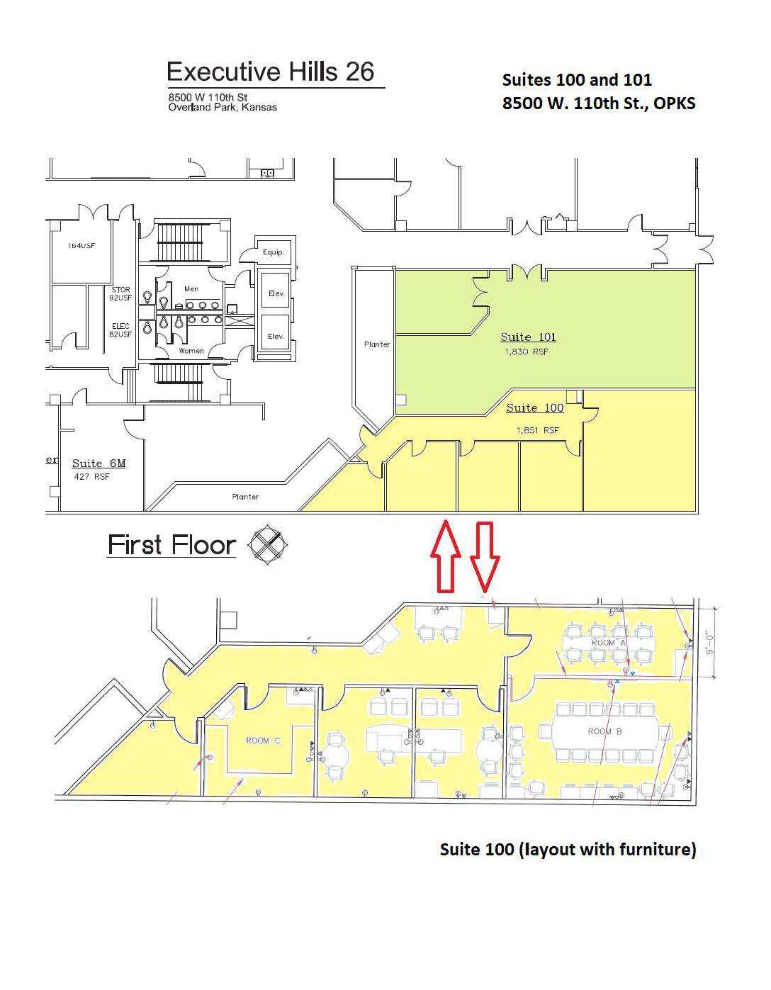 8500 W 110th St, Overland Park, KS for lease Floor Plan- Image 1 of 1