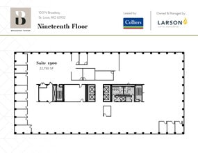 100 N Broadway, Saint Louis, MO for lease Floor Plan- Image 1 of 1