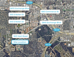 1601 Hart Ct, Southlake, TX - aerial  map view - Image1