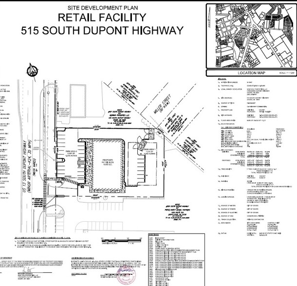 515 S Dupont Hwy, Dover, DE for lease - Site Plan - Image 2 of 4