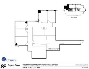 1170 Peachtree St, Atlanta, GA for lease Floor Plan- Image 1 of 1