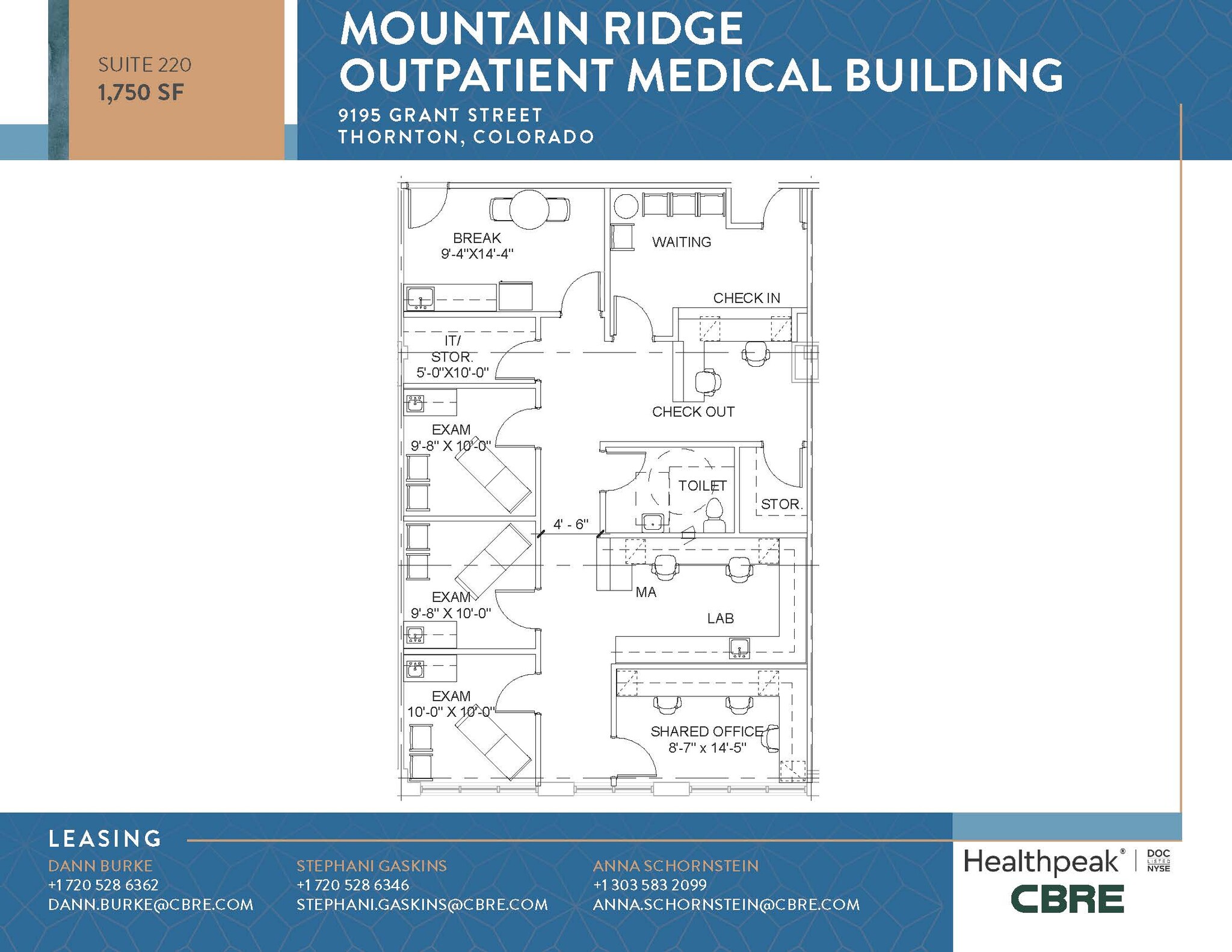 9195 Grant St, Thornton, CO for lease Floor Plan- Image 1 of 1