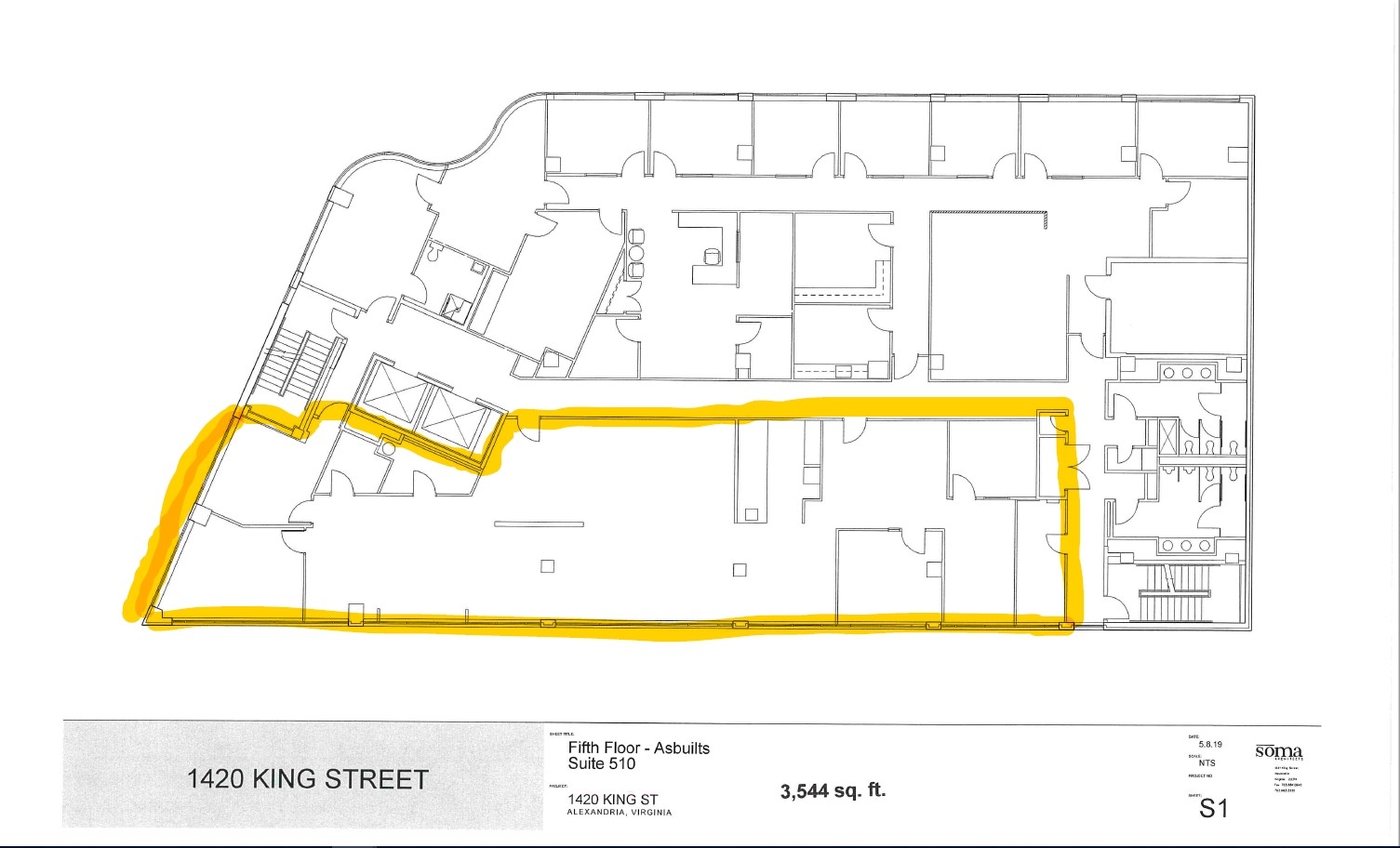 1420 King St, Alexandria, VA for lease Floor Plan- Image 1 of 1