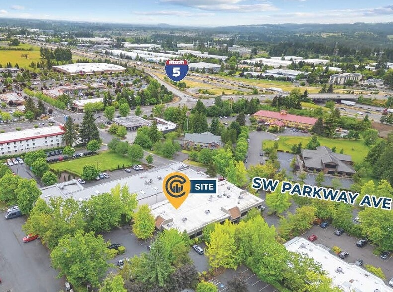 25260 SW Parkway Ave, Wilsonville, OR for sale - Aerial - Image 2 of 11