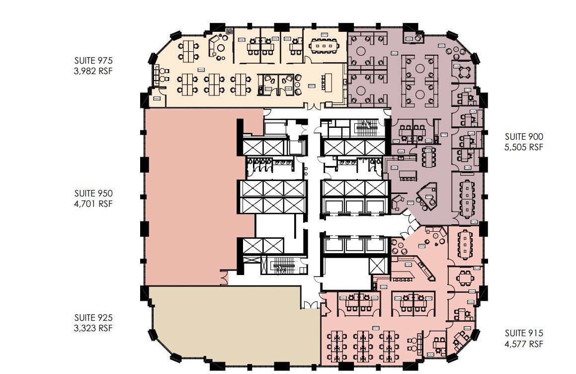 1201 W Peachtree St NW, Atlanta, GA for lease Floor Plan- Image 1 of 1