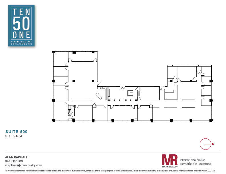 1051 Perimeter Dr, Schaumburg, IL for lease Floor Plan- Image 1 of 5