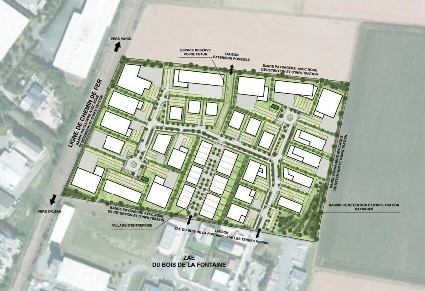 Land in Angerville for sale - Building Photo - Image 1 of 2