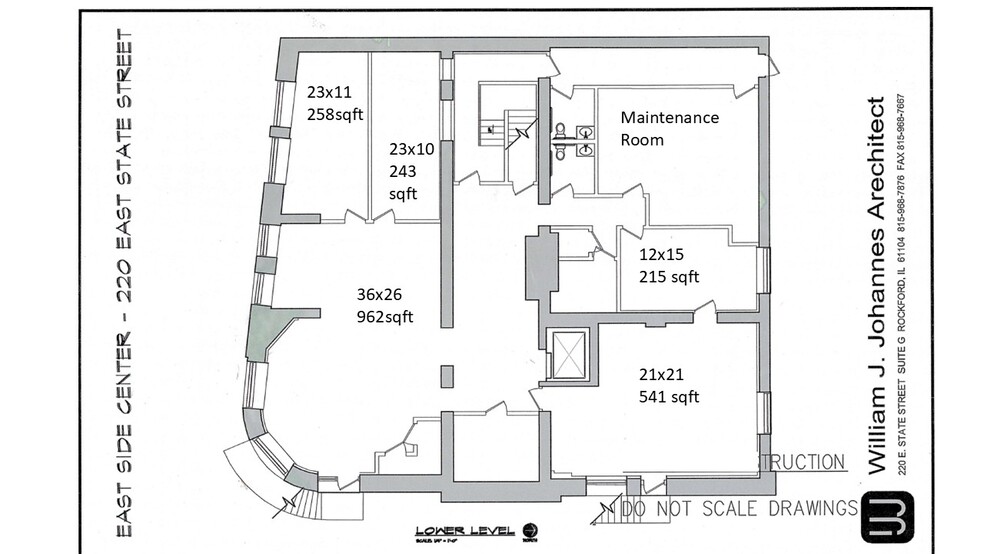 220 E State St, Rockford, IL for lease - Floor Plan - Image 2 of 9