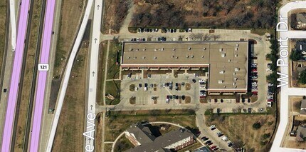 3801 William D Tate Ave, Grapevine, TX - AERIAL  map view