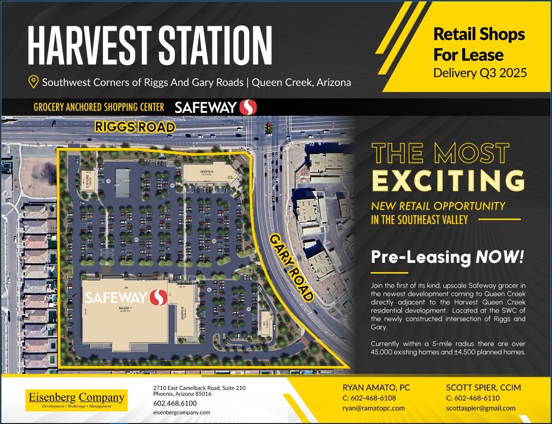 SWC Riggs Rd, Queen Creek, AZ for lease Primary Photo- Image 1 of 7