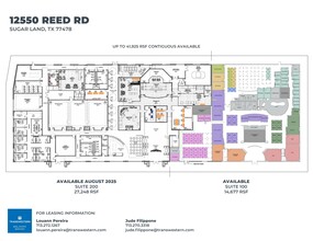 12550 Reed Rd, Sugar Land, TX for lease Floor Plan- Image 1 of 1