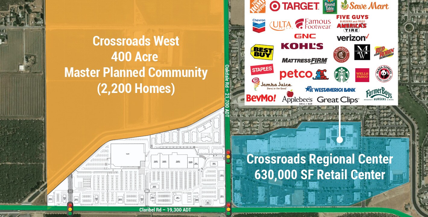 NWC Oakdale Rd & Claribel Rd, Riverbank, CA 95367 Crossroads West