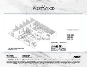 2441 Warrenville Rd, Lisle, IL for lease Floor Plan- Image 2 of 2