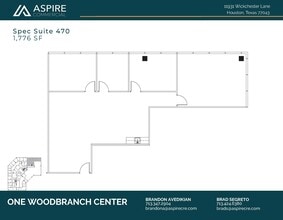 11931 Wickchester Ln, Houston, TX for lease Floor Plan- Image 1 of 1