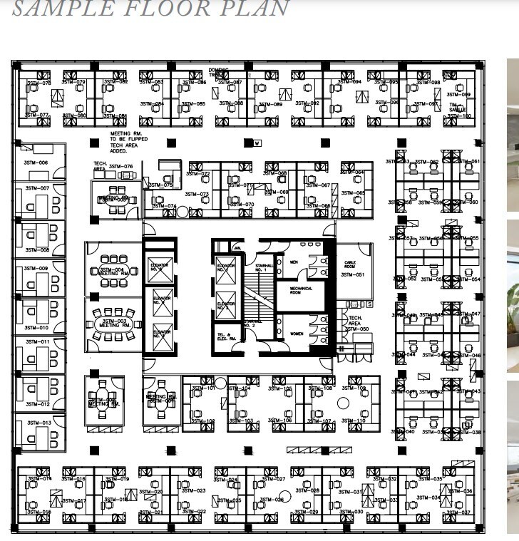 444 St Mary Ave, Winnipeg, MB for lease Floor Plan- Image 1 of 1
