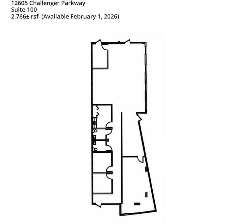 12661 Challenger Pky, Orlando, FL for lease Floor Plan- Image 1 of 1