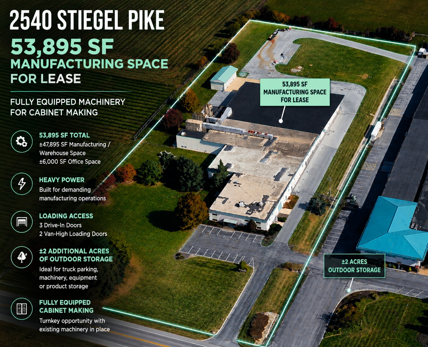 2540 Stiegel Pike, Schaefferstown, PA for lease Interior Photo- Image 1 of 2