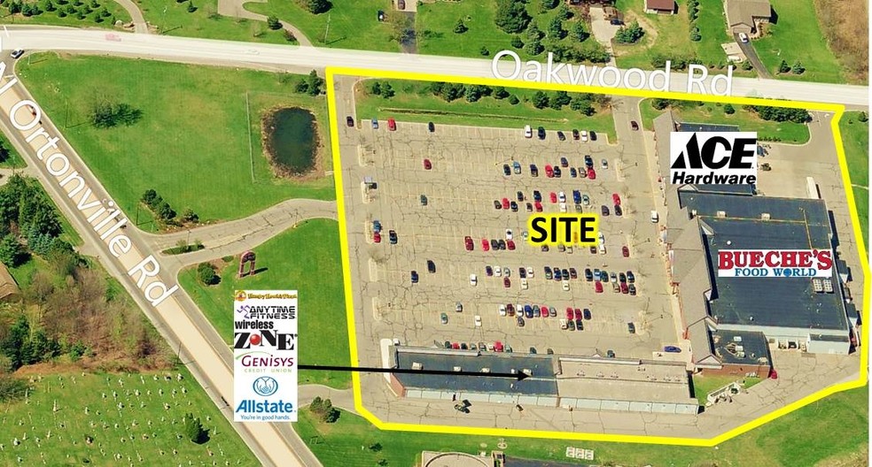 250-440 N Ortonville Rd, Ortonville, MI for sale - Aerial - Image 2 of 6