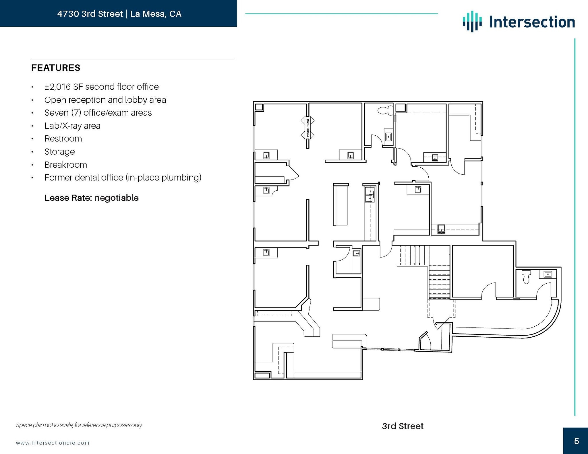 4730 3rd St, La Mesa, CA for lease Floor Plan- Image 1 of 2