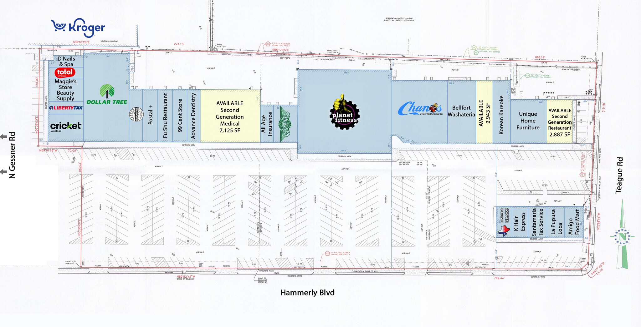 10110-10138 Hammerly Blvd, Houston, TX for lease Site Plan- Image 1 of 1