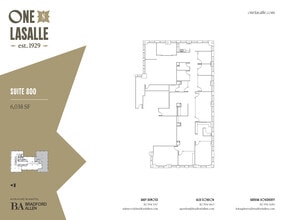 1 N LaSalle St, Chicago, IL for lease Floor Plan- Image 1 of 5