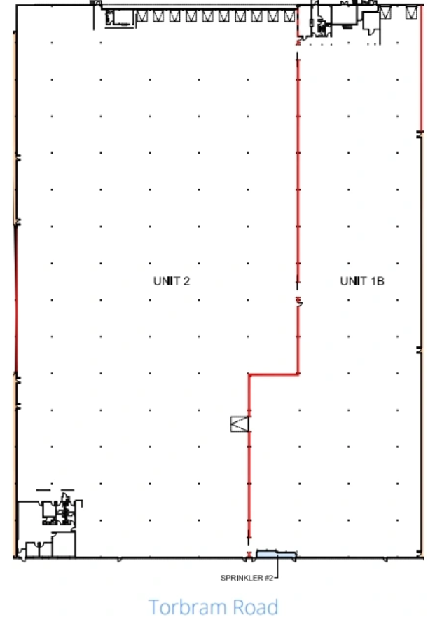 8705 Torbram Rd, Brampton, ON for lease Floor Plan- Image 1 of 1