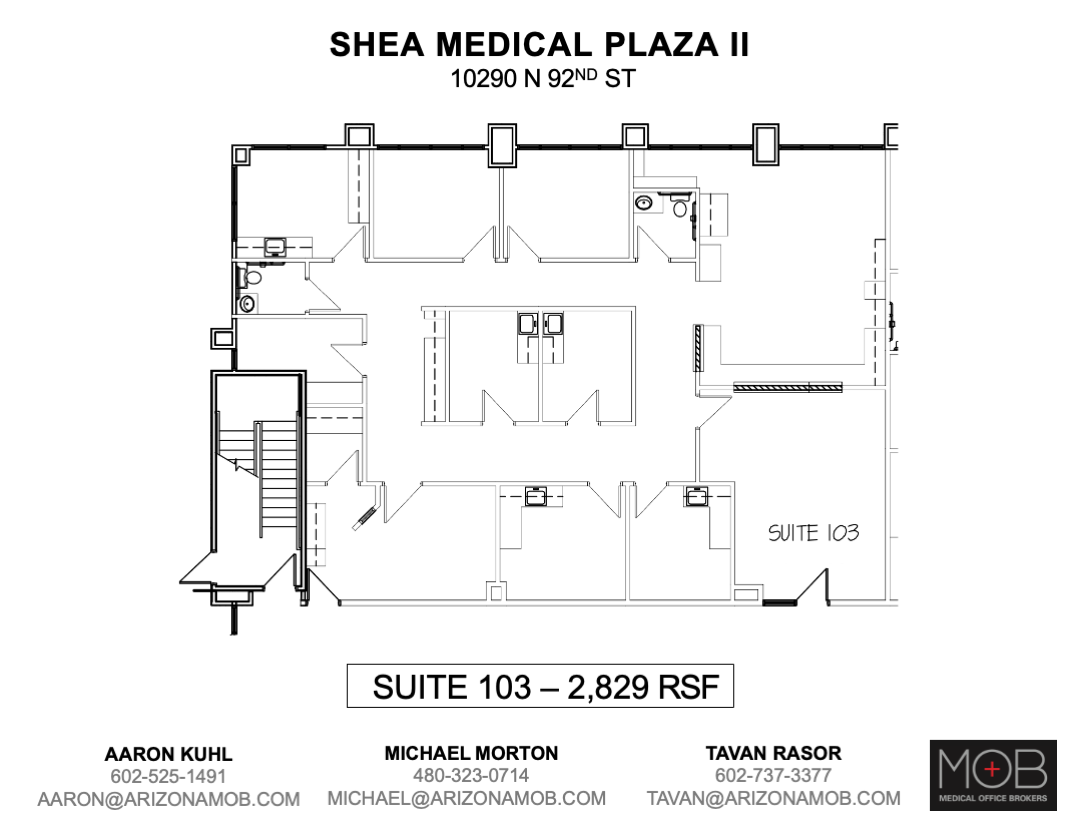 10290 N 92nd St, Scottsdale, AZ for lease Floor Plan- Image 1 of 1