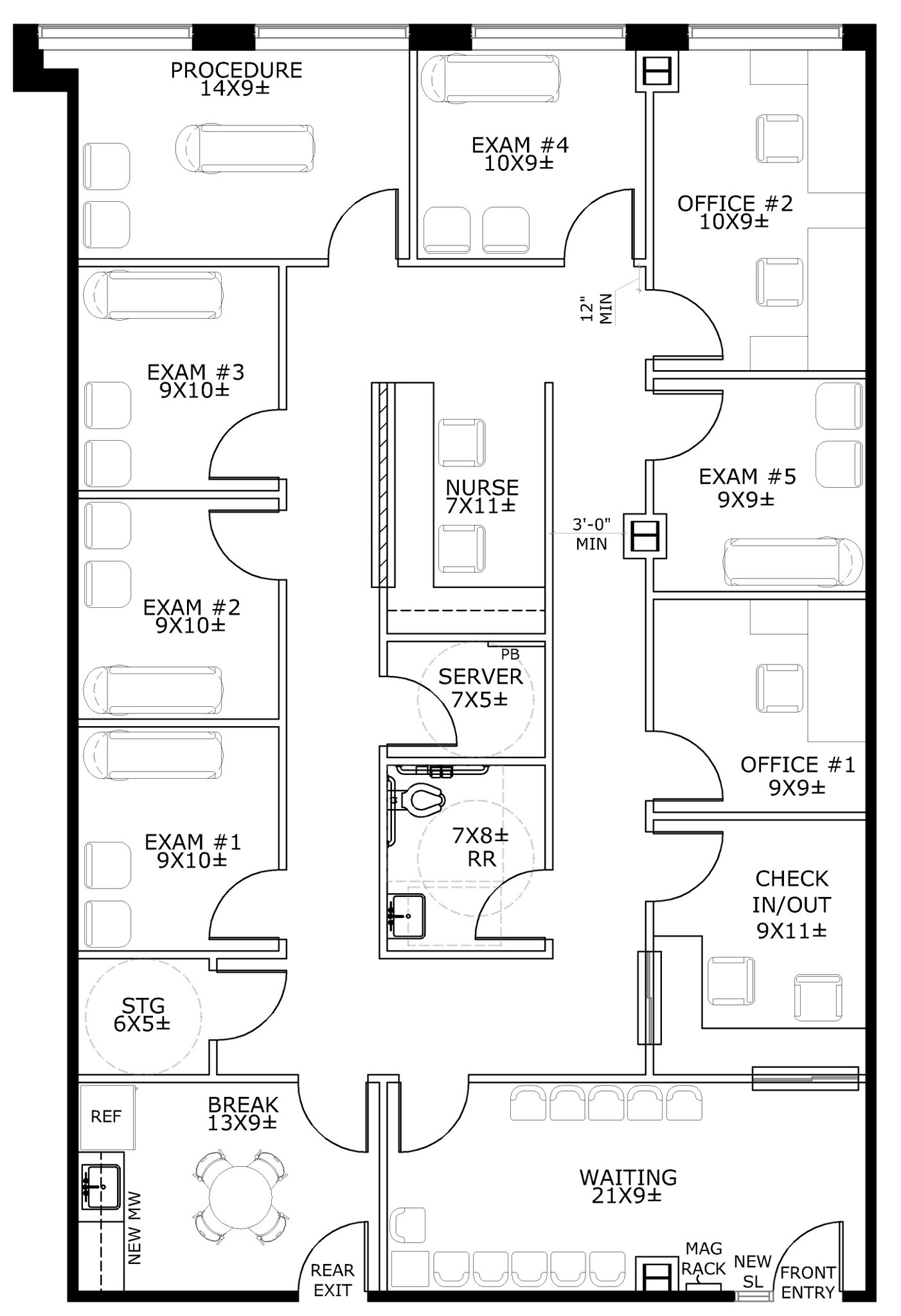 12001 South Fwy, Burleson, TX for lease Floor Plan- Image 1 of 1