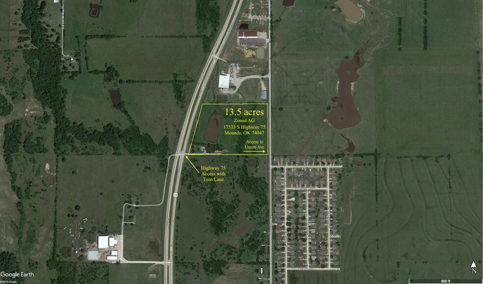 17533 S US Highway 75, Mounds, OK 74047
