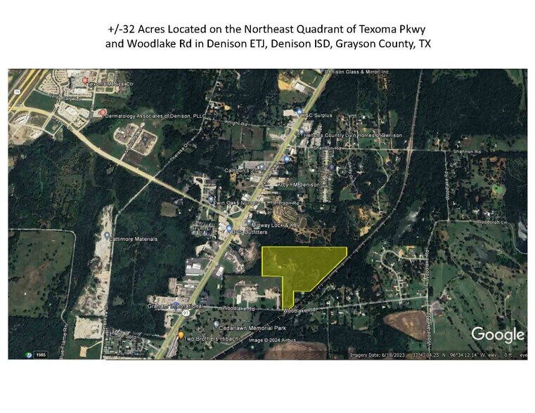 2257 Woodlake Rd, Denison, TX 75021 Land for Sale