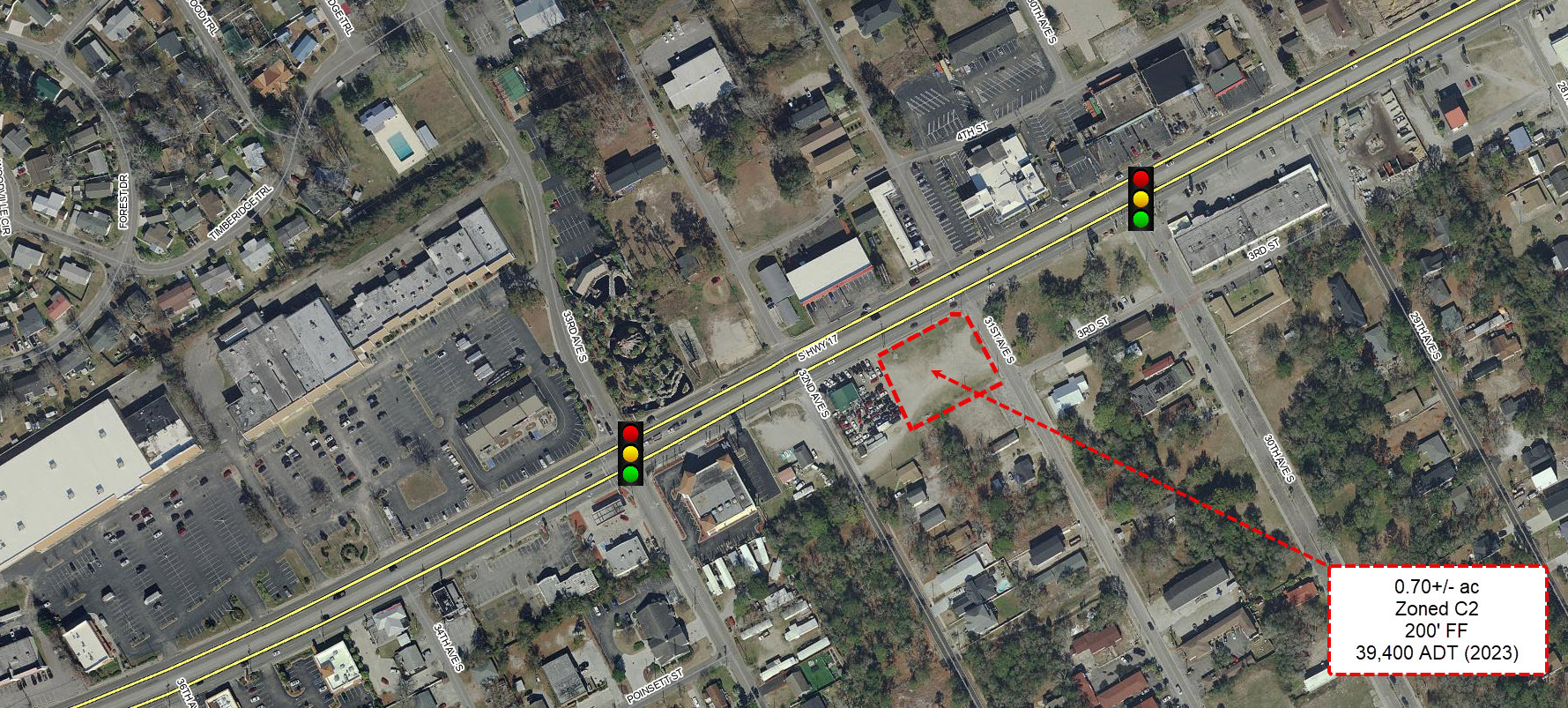 3105 Hwy 17 S, Atlantic Beach, SC for lease Aerial- Image 1 of 3