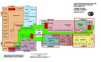 950 S Bascom Ave, San Jose, CA for lease Floor Plan- Image 1 of 1