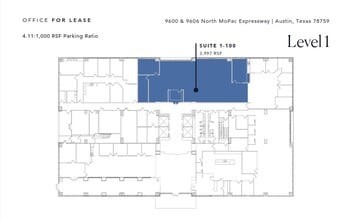 9606 N Mopac Expy, Austin, TX for lease Floor Plan- Image 1 of 1