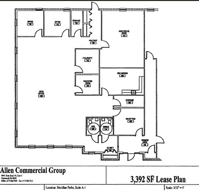 373 Meridian Parke Ln, Greenwood, IN 46142 - Unit A - - Floor Plan - Image 1 of 1