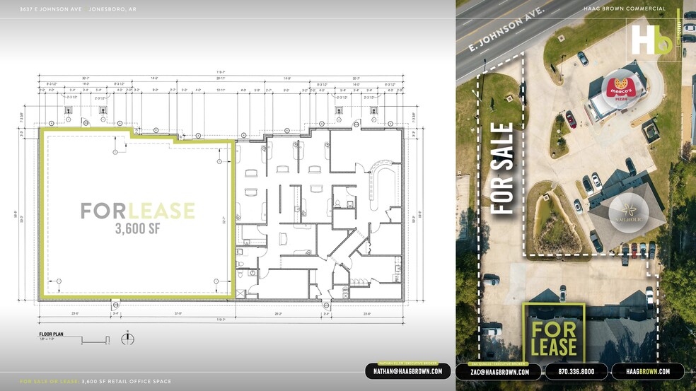 3637 E Johnson Ave, Jonesboro, AR for sale - Site Plan - Image 2 of 5