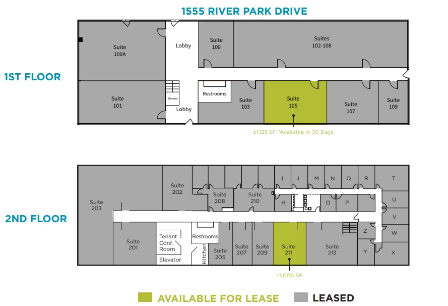 1540 River Park Dr, Sacramento, CA for lease Floor Plan- Image 1 of 1